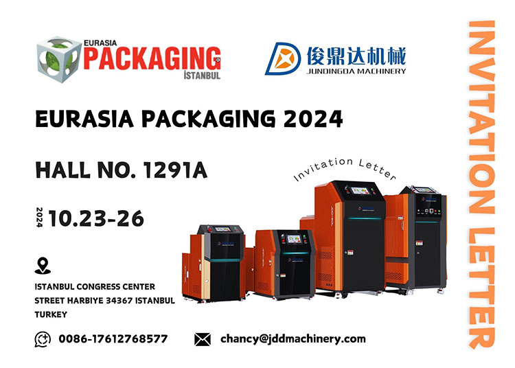 Ruian Jundingda Machinery Co., Ltd. di Eurasia Packaging 2024, Istanbul, Turki